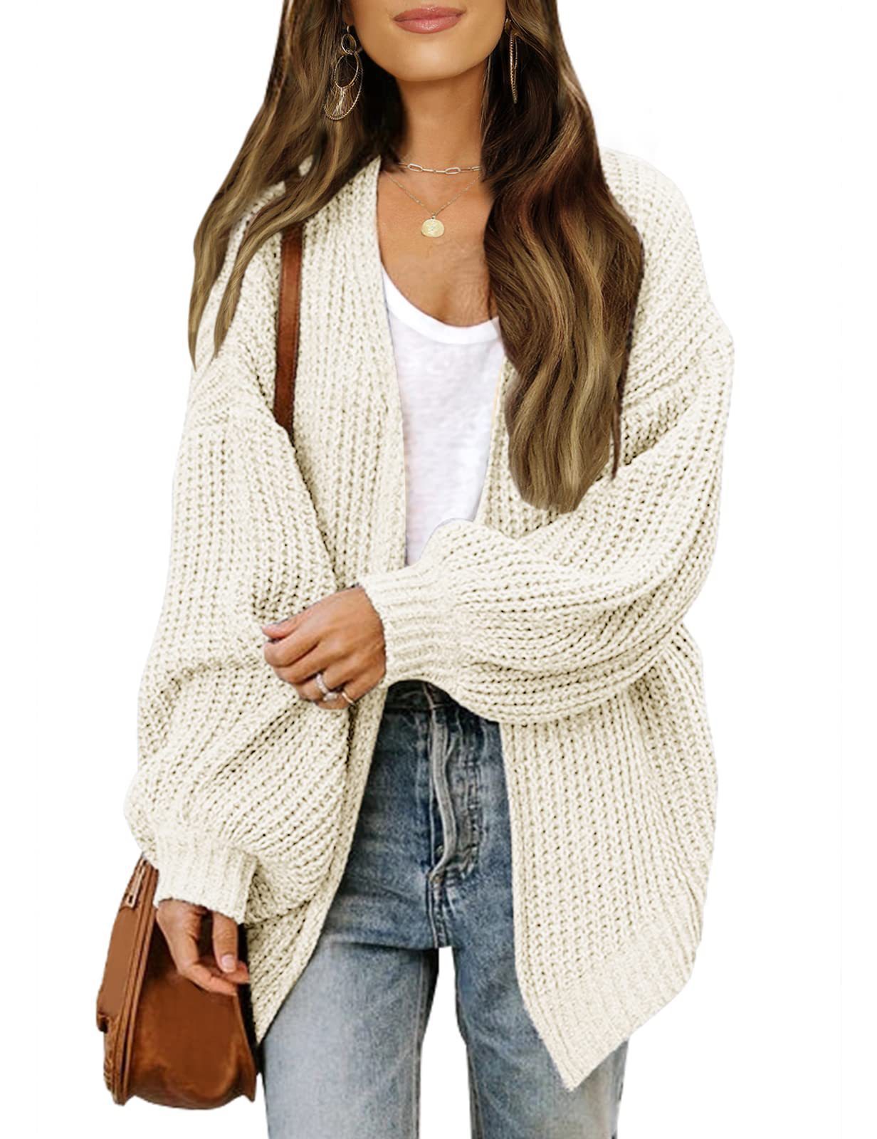 Damen-Cardigan en tricot coupe ample Berg-Feldt