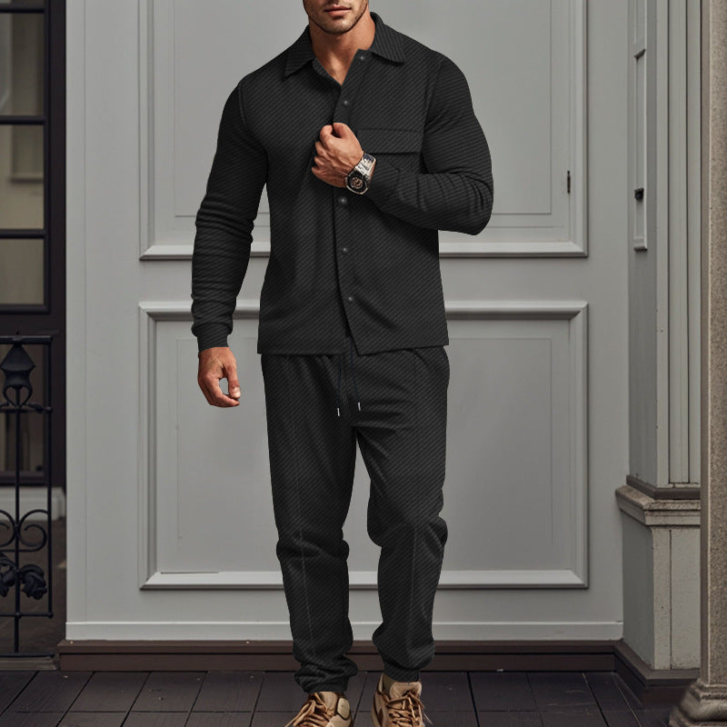 Ensemble de pyjama décontracté pour homme avec boutons élégants Berg-Feldt