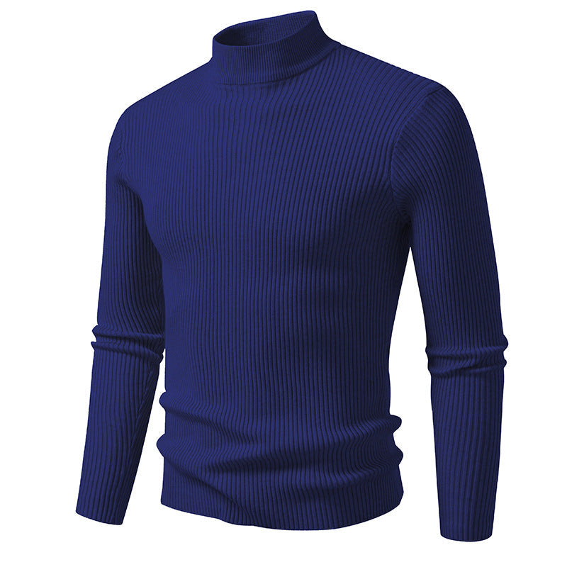Herren Hochwertiger Rollkragenpullover aus Rippenstrick Berg-Feldt