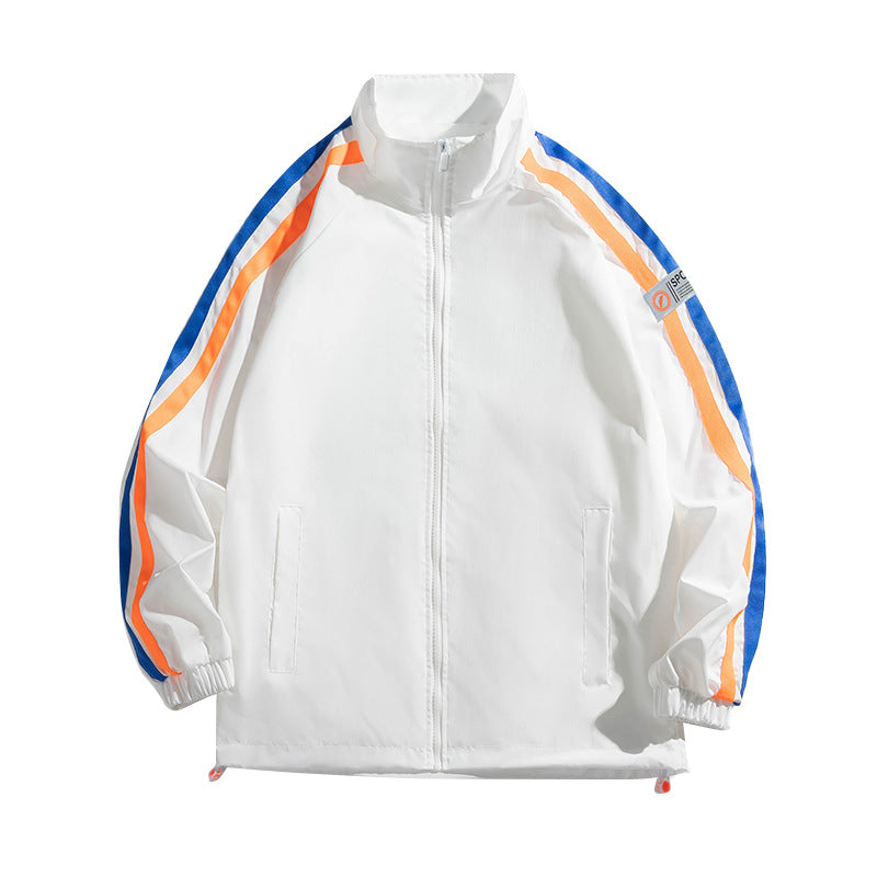 Coupe-vent de sport pour femme avec rayures contrastantes élégantes Berg-Feldt