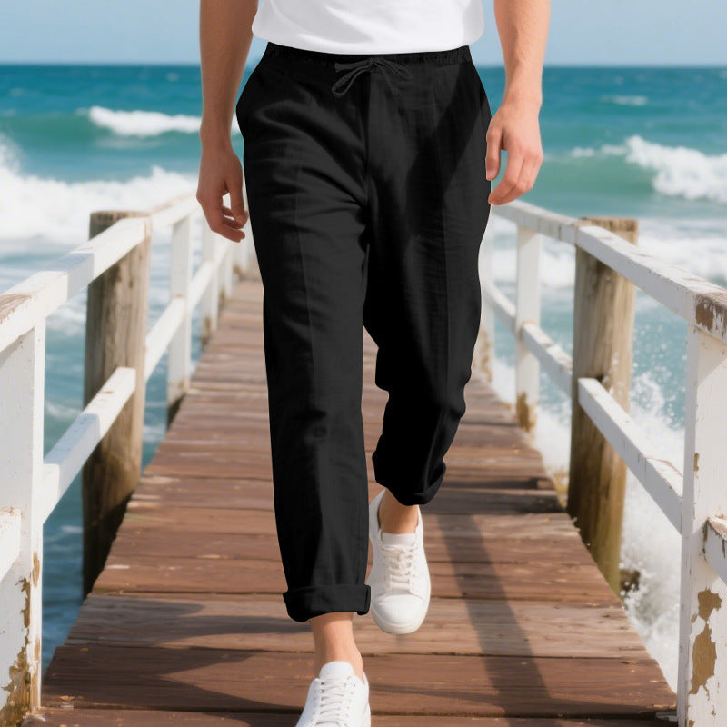 Pantalon de plage confortable pour homme avec taille élastique et cordon de serrage réglable Berg-Feldt