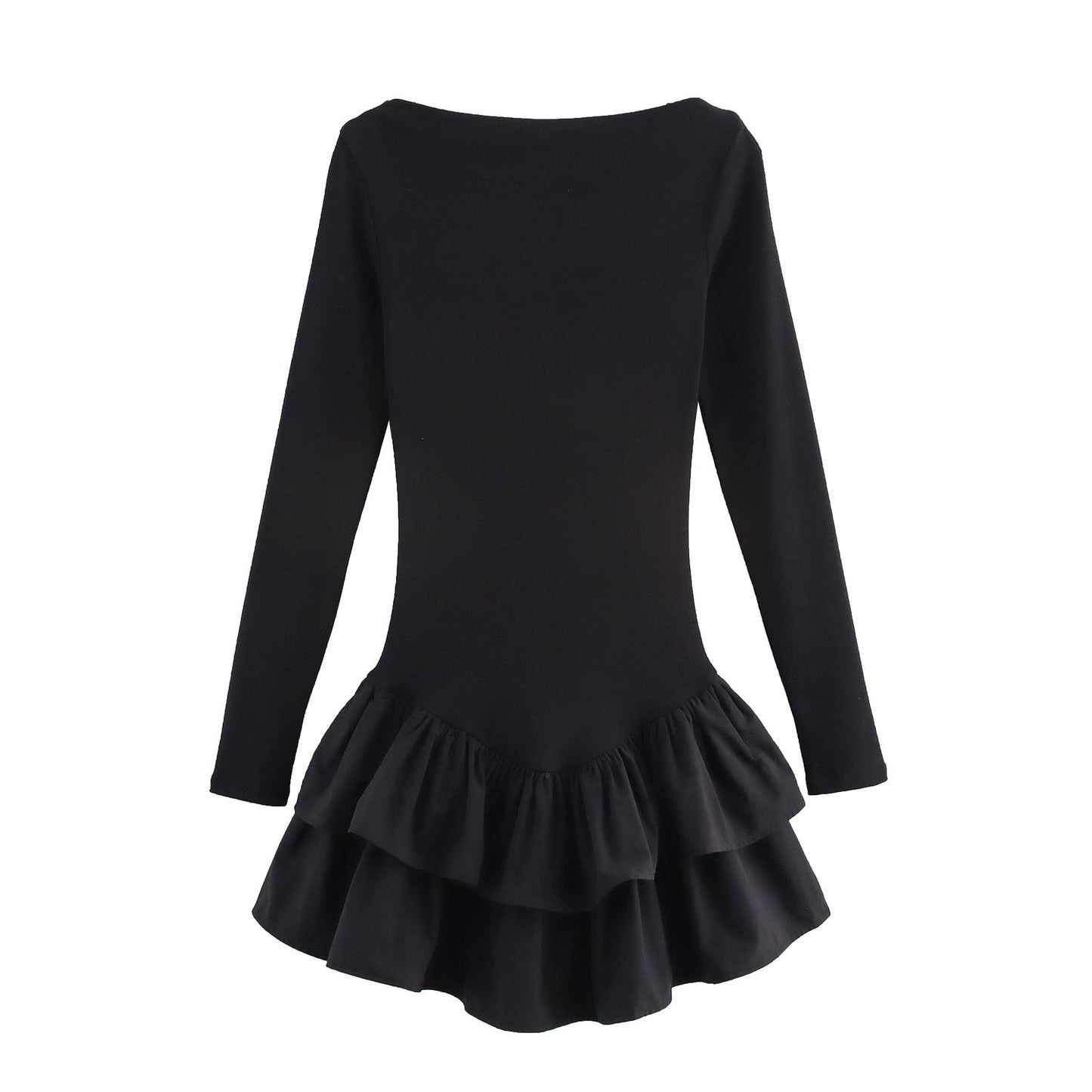 Robe patineuse Berg-Feldt pour femme avec volants évasés
