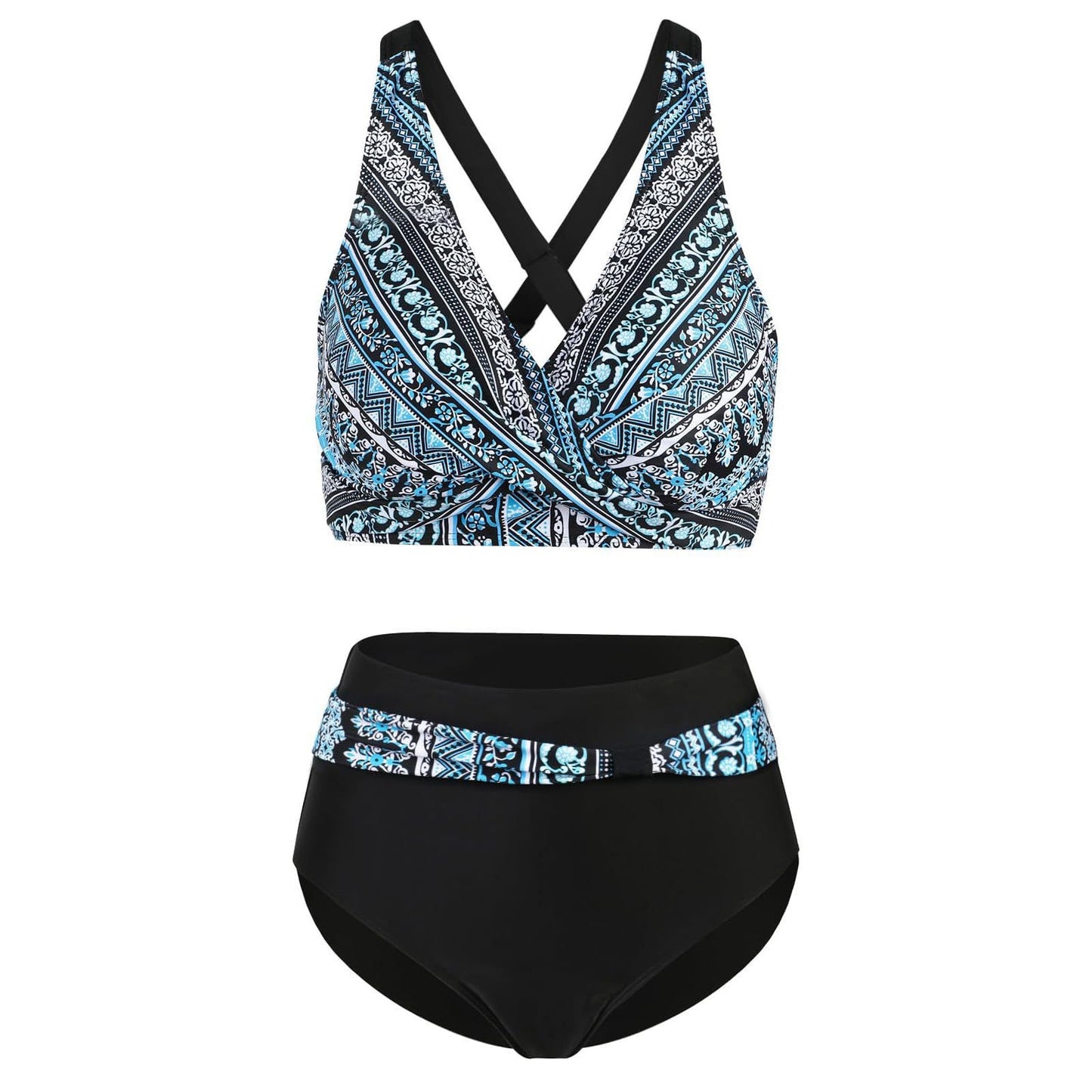 Ensemble de bikini moulant pour femme avec haut à nouer de berg-feldt