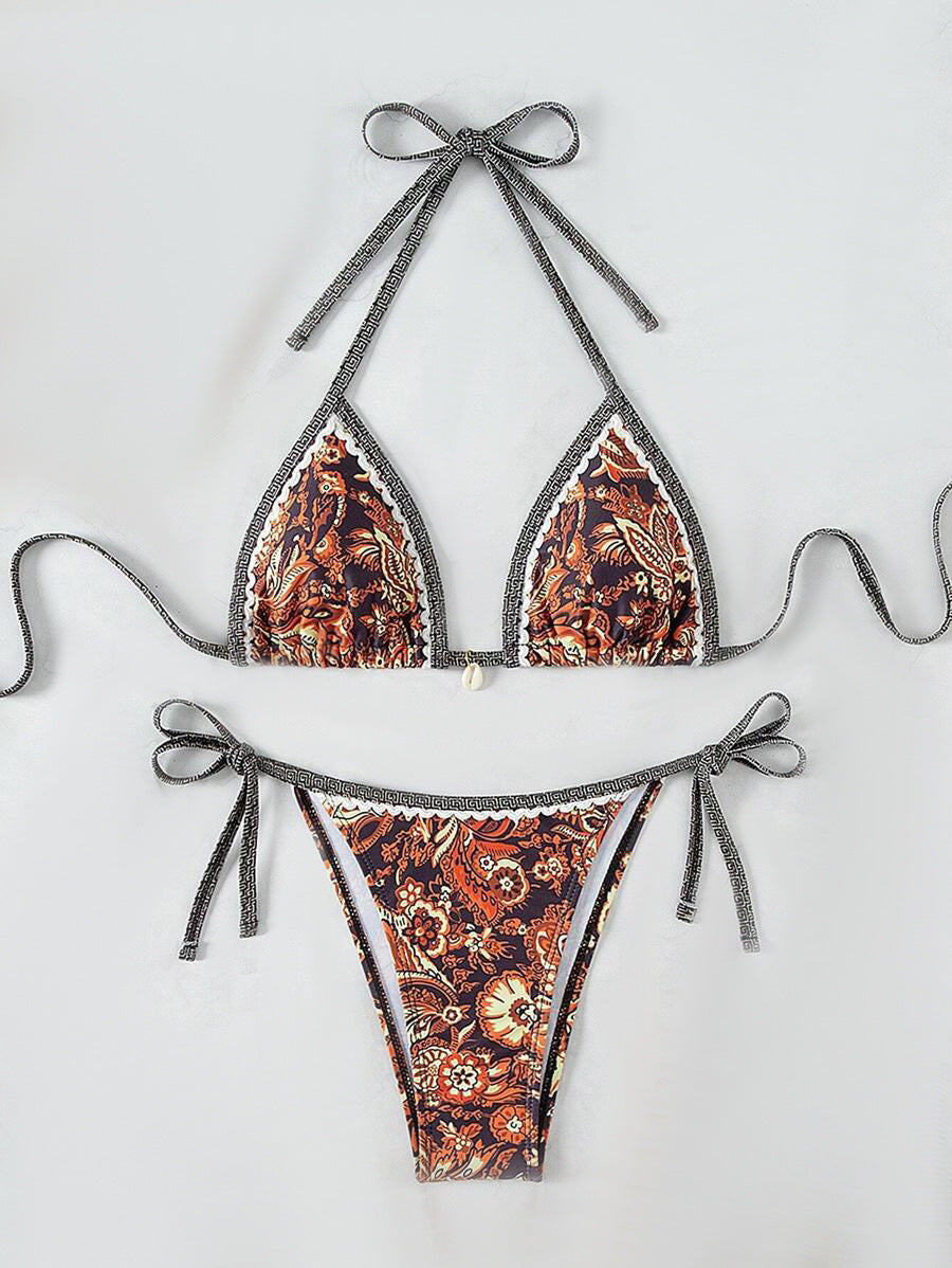 Ensemble de bikini triangle à bretelles réglables par berg-feldt