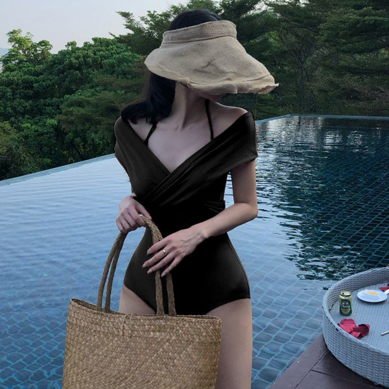 Maillot de bain une pièce élégant à épaules dénudées berg-feldt pour femme