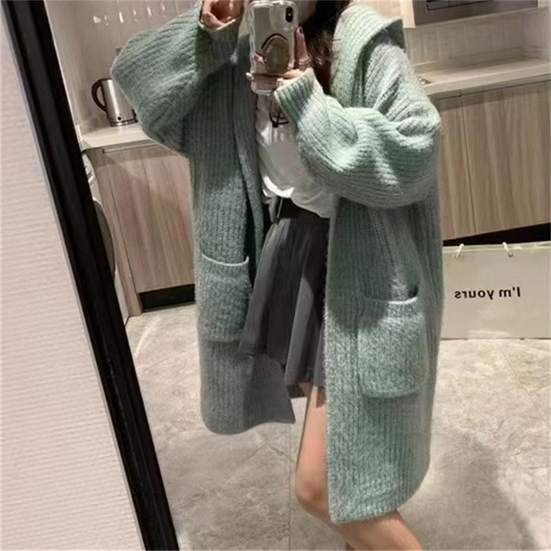 Cardigan long femme élégant à côtes et poches pratiques Berg-Feldt