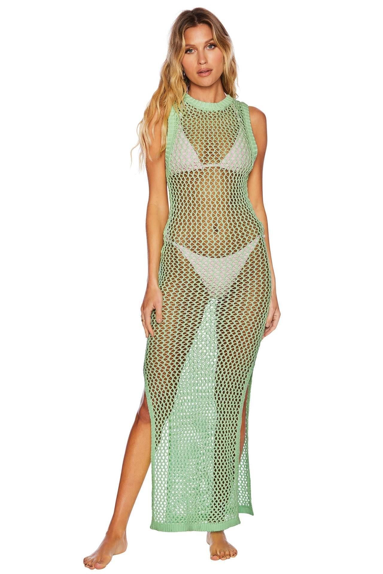 Robe de plage de grossesse par berg-feldt en maille ajourée