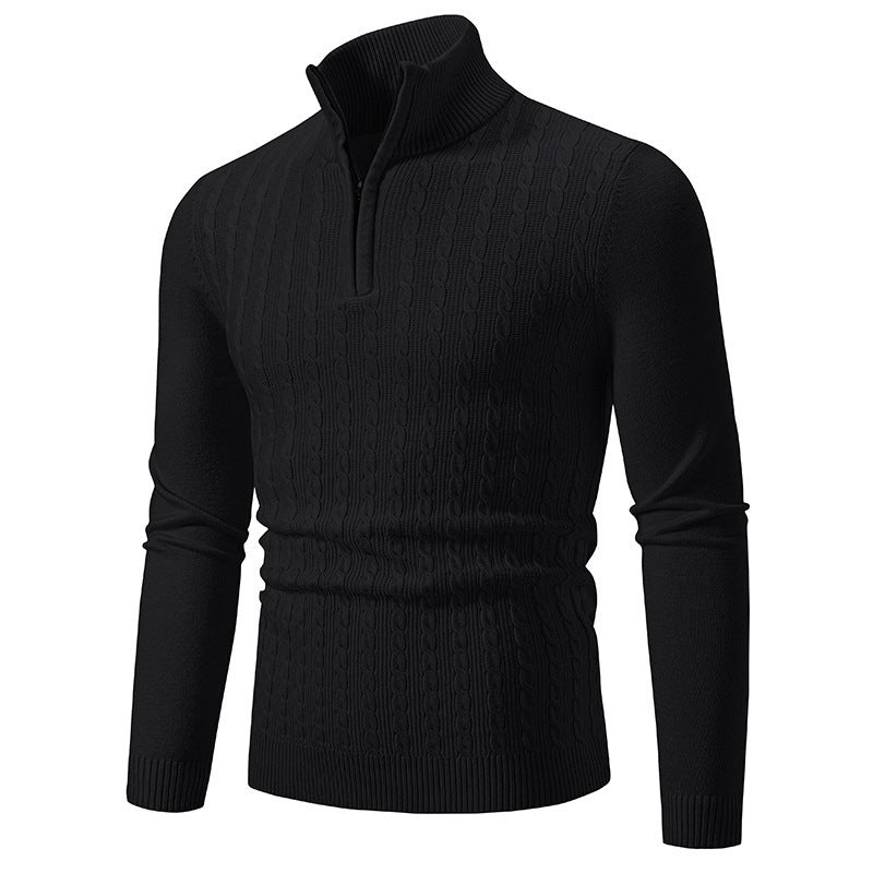 Pull col roulé zippé homme Berg-Feldt