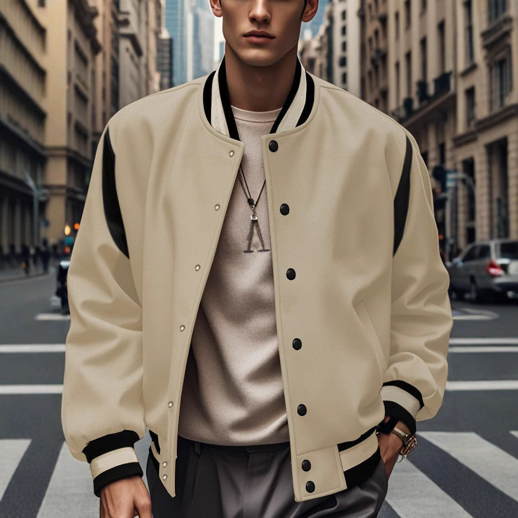 Bomber pour homme avec manches contrastées Berg-Feldt