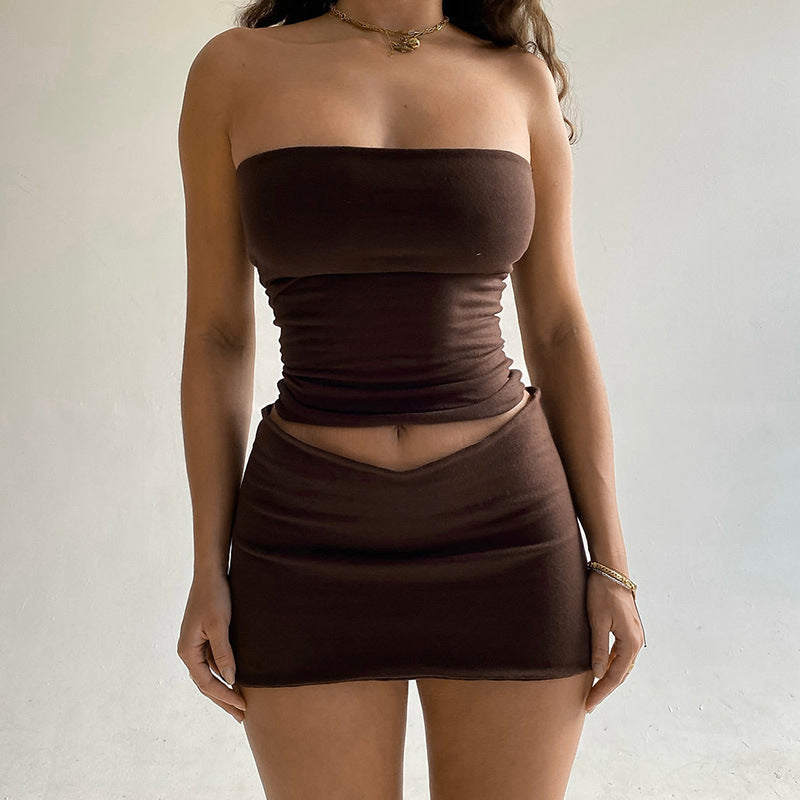 Ensemble bandeau et mini-jupe Berg-Feldt pour femme