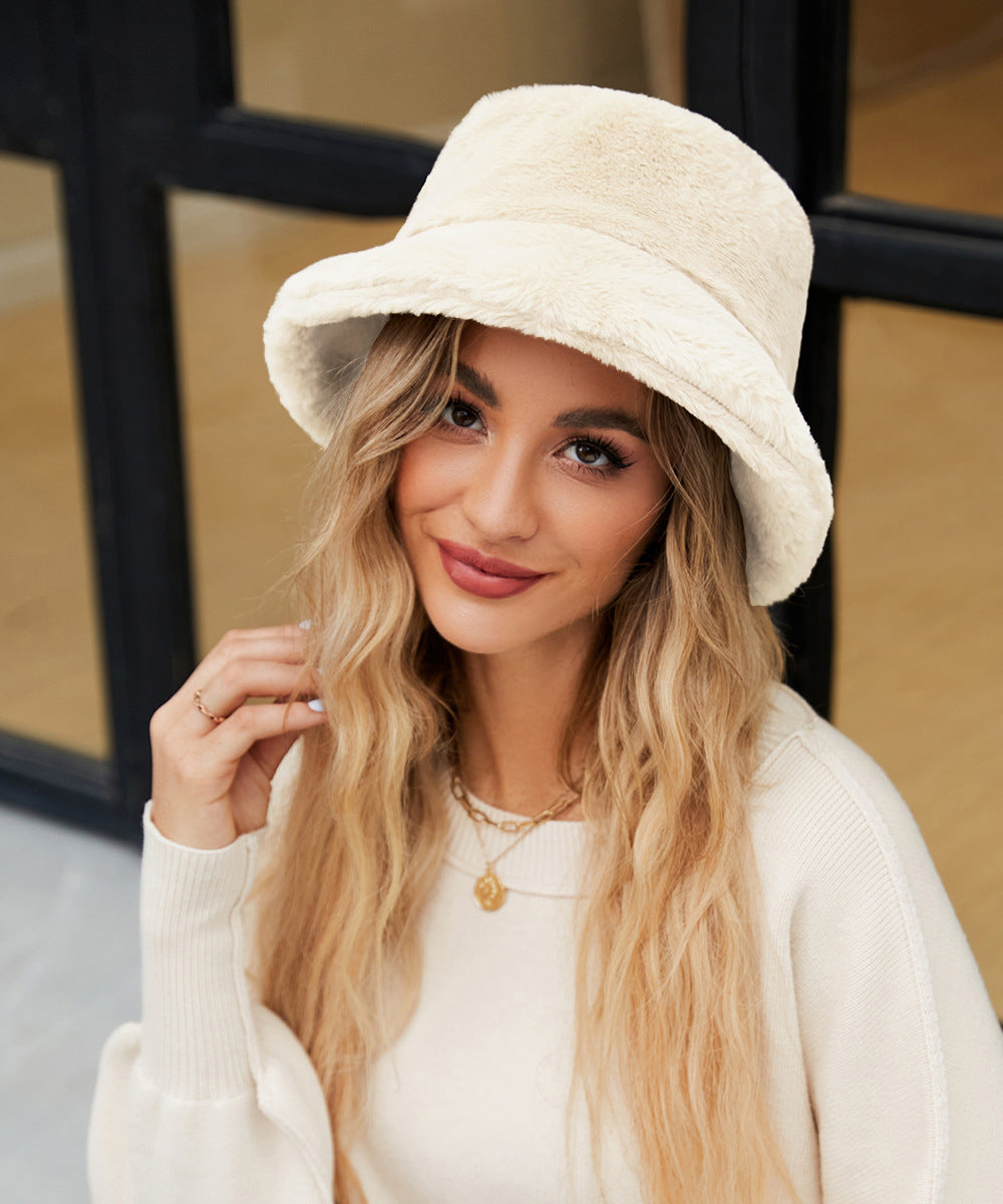 Chapeau douillet en peluche douce pour femme Berg-Feldt