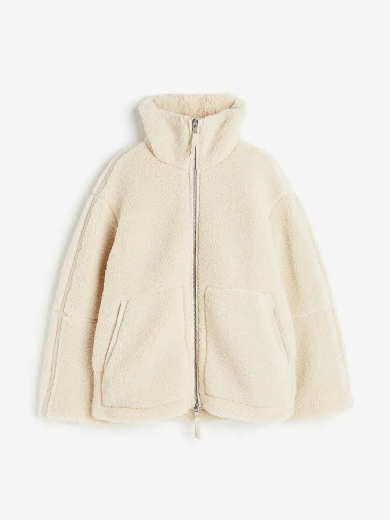 Veste polaire douillette pour femme avec poches plaquées pratiques et col montant moderne Berg-Feldt