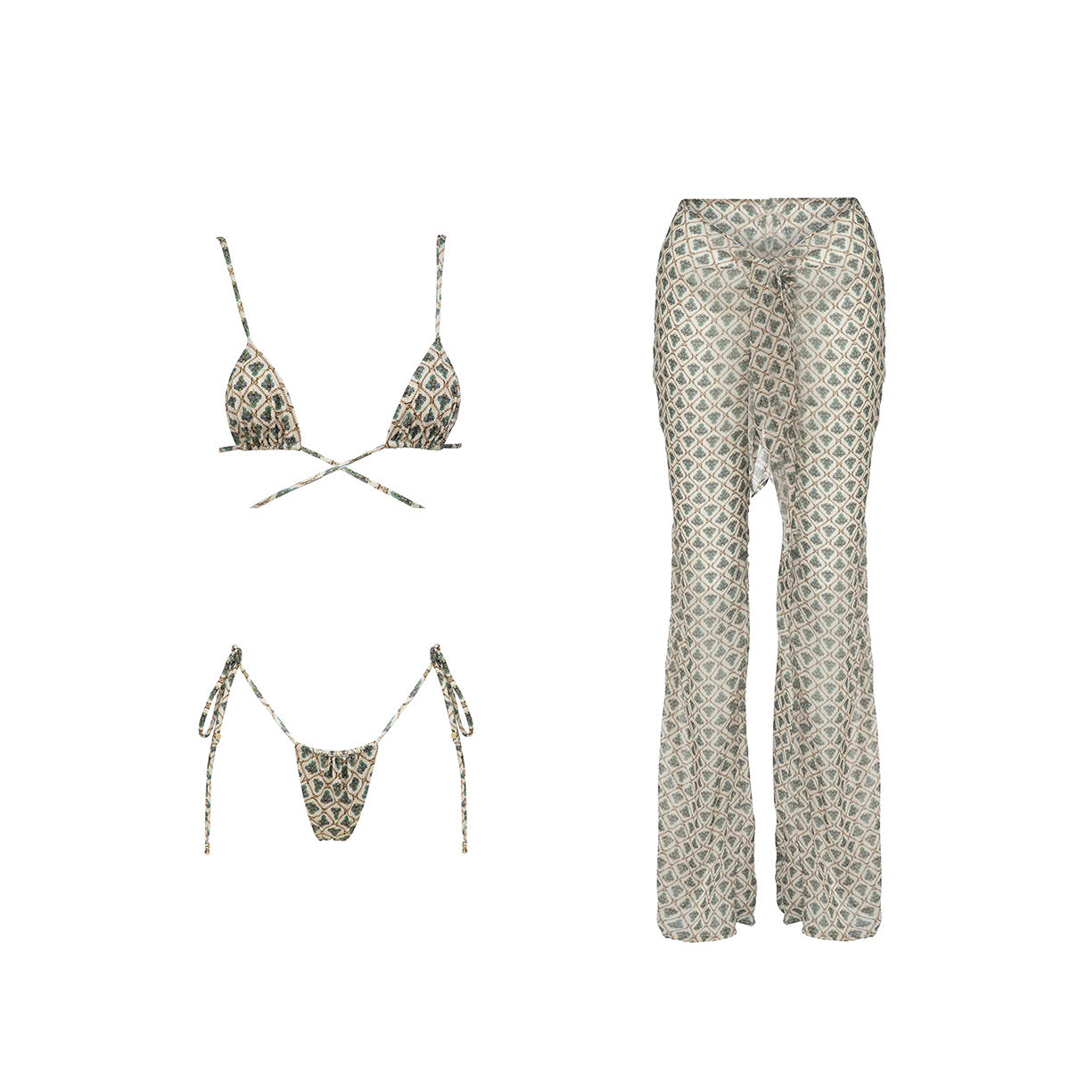 Ensemble bikini et paréo pour femme by berg-feldt