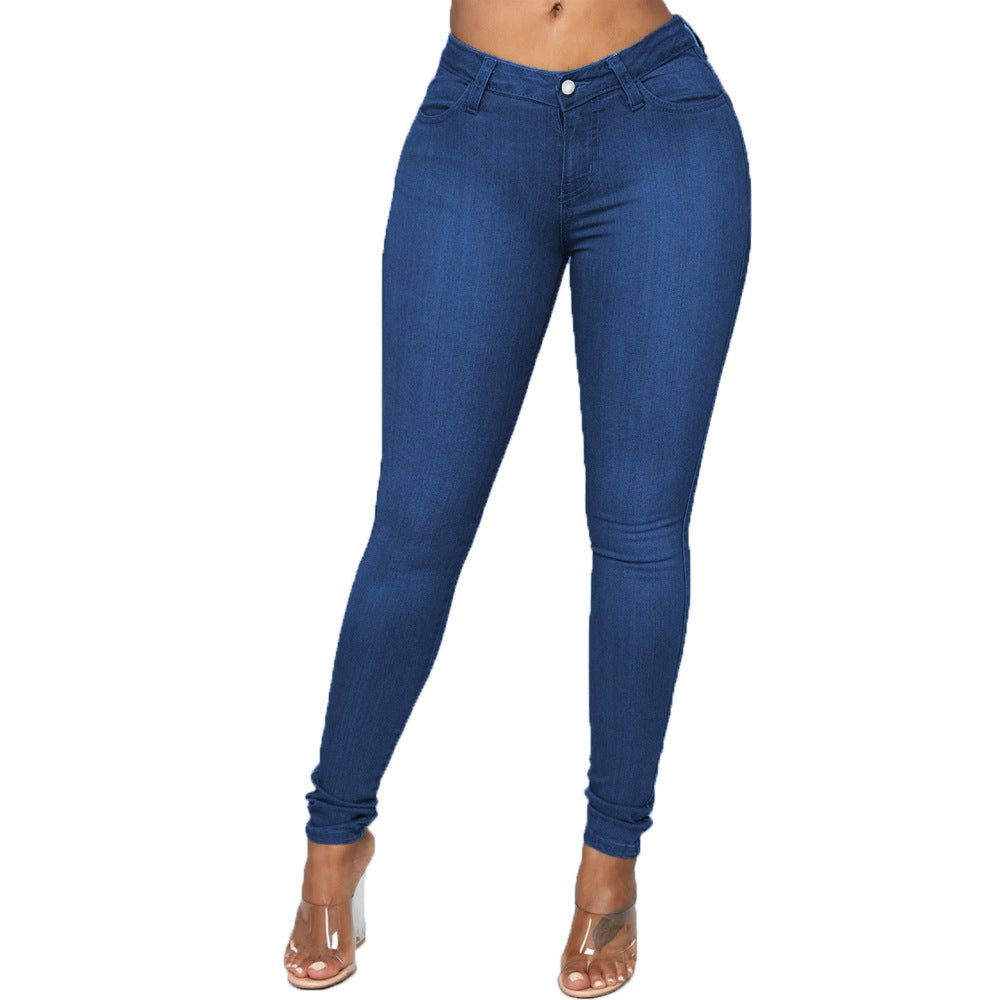 Jean skinny taille haute pour femme - Berg-Feldt