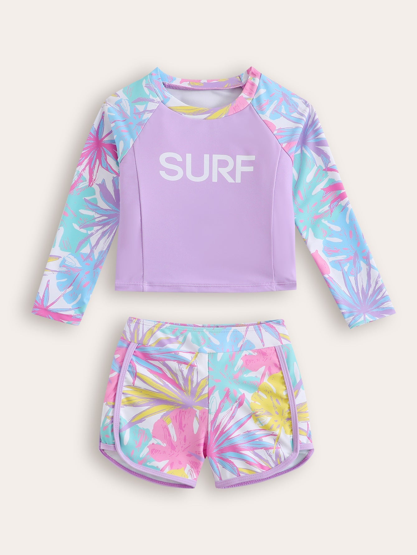Shorts de surf élégants pour femmes avec haut à manches longues de berg-feldt