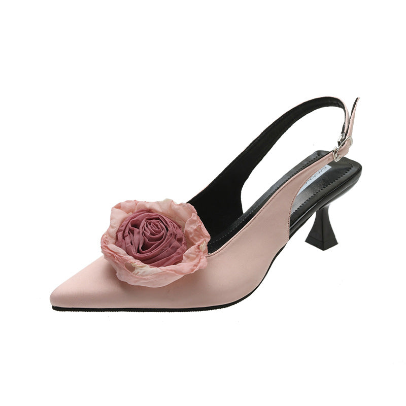 Escarpins slingback Berg-Feldt pour femme avec applications florales