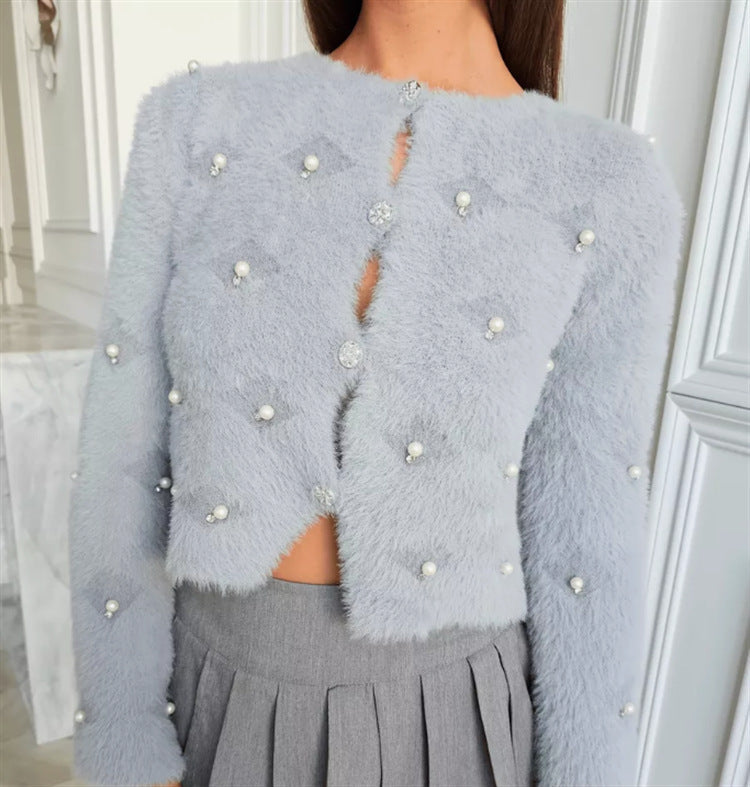 Cardigan moelleux pour femme avec boutons décoratifs et coupe élégante Berg-Feldt