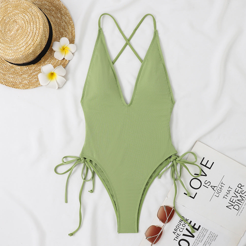 Maillot de bain femme à dos croisé réglable berg-feldt
