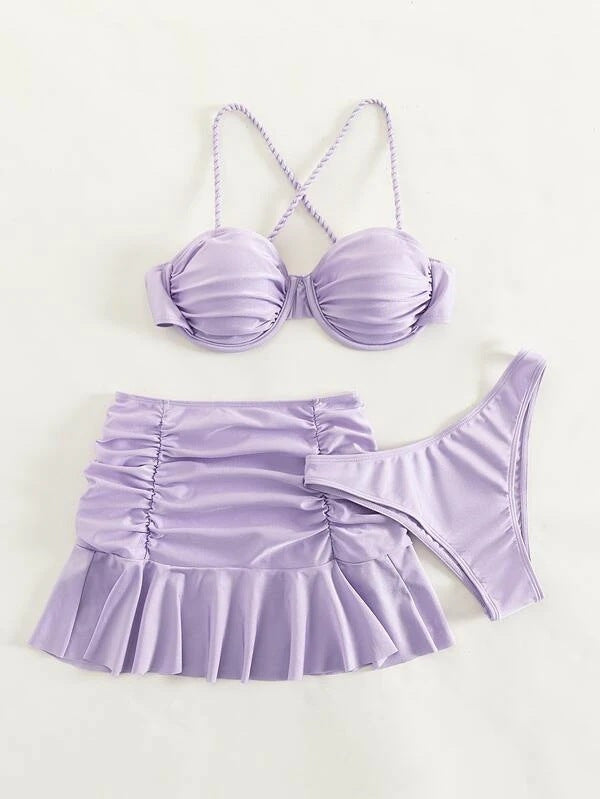 Maillot de bain bandeau à volants pour femme de Rüschenschwimmen berg-feldt