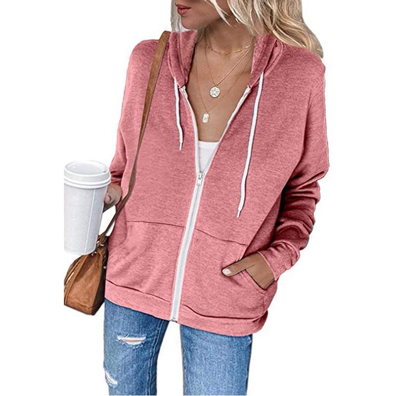 Veste à capuche zippée confortable avec grandes poches pour femme Berg-Feldt