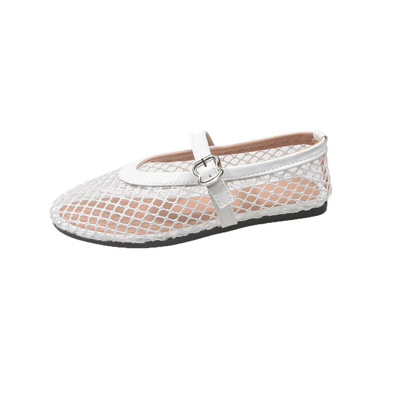 Ballerines à brides en maille pour femme de berg-feldt