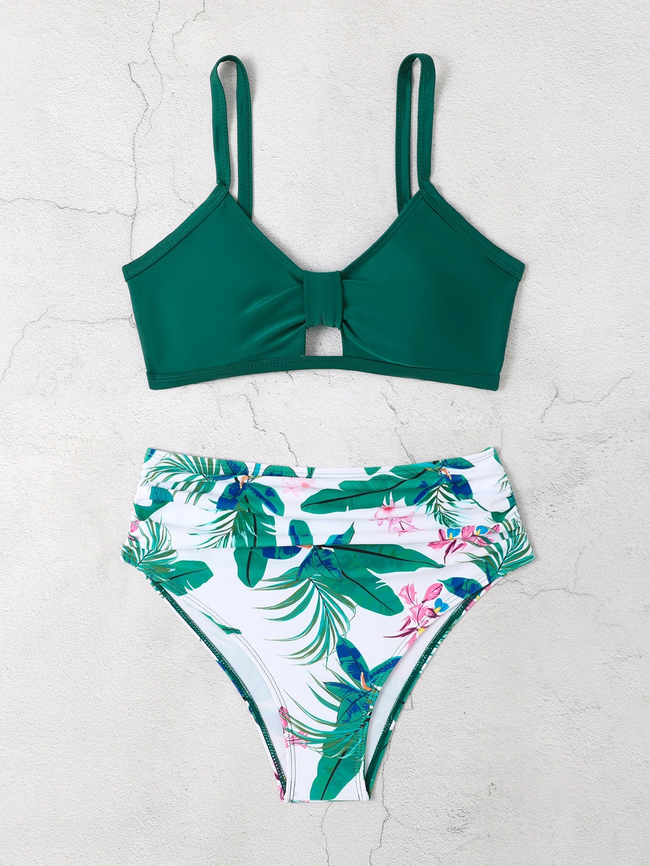 Ensemble de bikini taille haute à fleurs pour femme Berg-feldt