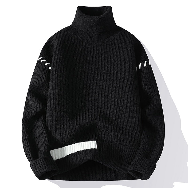 Pull à col roulé épais pour femme avec détails décoratifs sur les manches Berg-Feldt