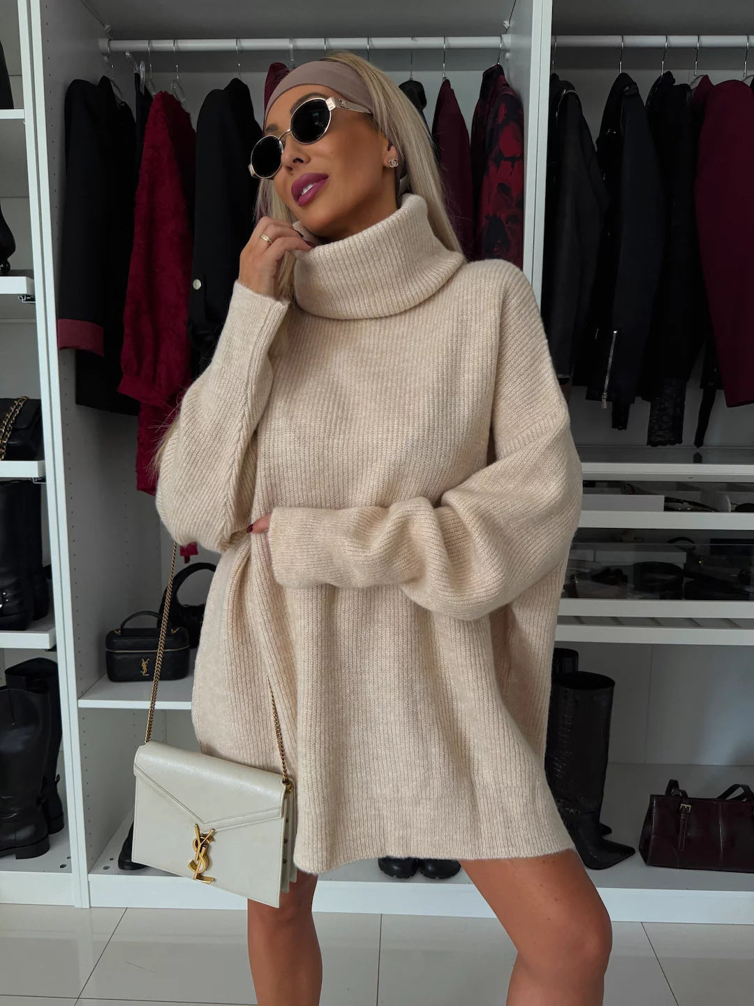 Pull-over douillet surdimensionné Berg-Feldt pour femmes