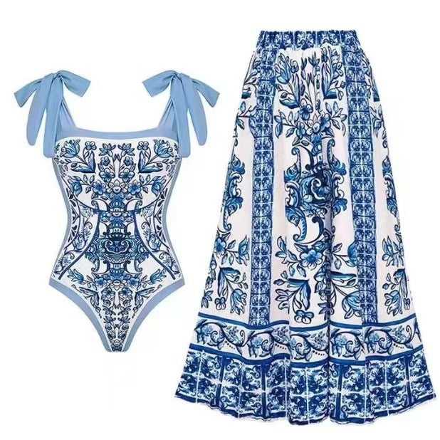 Ensemble haut de maillot de bain et robe longue Berg-Feldt pour femme