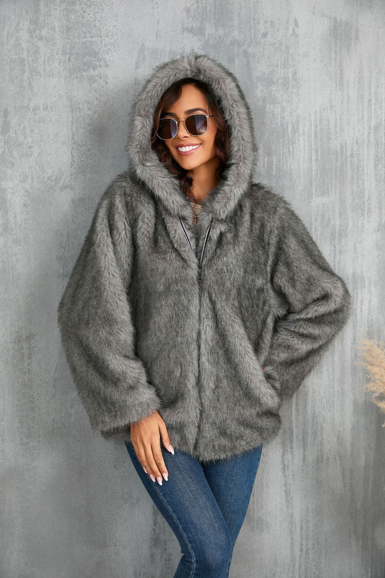 Veste à capuche douillette Berg-Feldt pour femmes