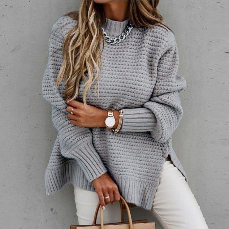 Damen Kuscheliger Strickpullover mit modischem Strukturmuster Berg-Feldt