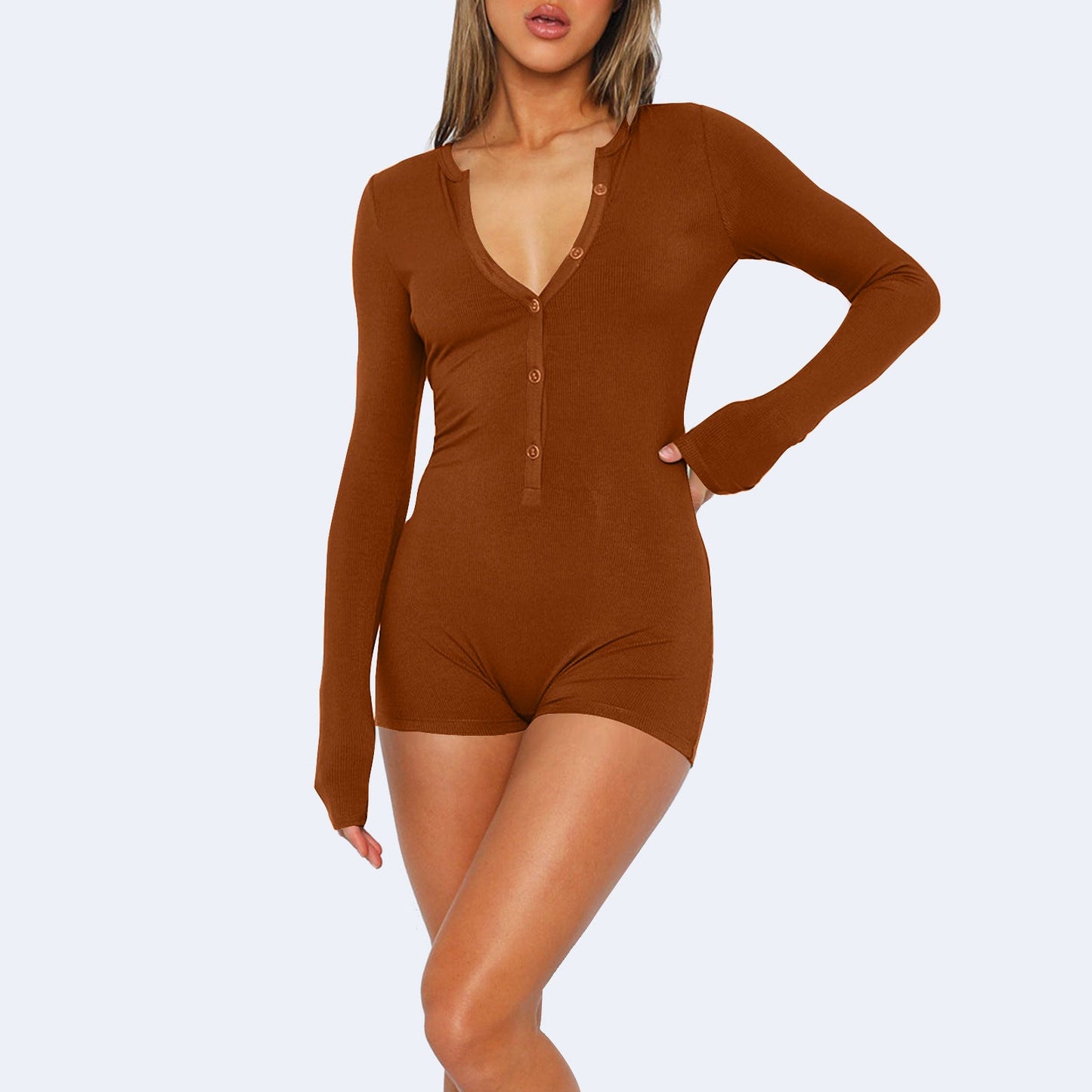 Body femme à manches longues avec patte de boutonnage Berg-Feldt