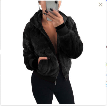 Blouson bombardier en fausse fourrure pour femme Berg-Feldt