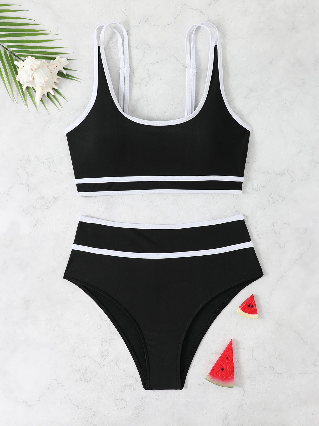Haut de maillot de bain de sport pour femme avec bretelles réglables de berg-feldt