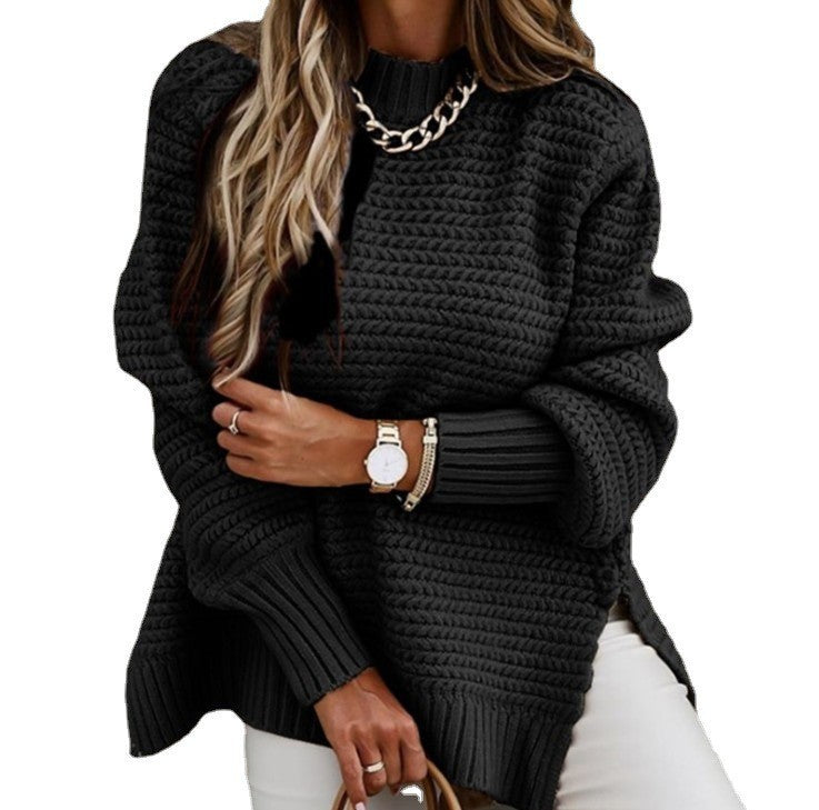 Damen Oversized Pullover mit strukturiertem Strick Berg-Feldt