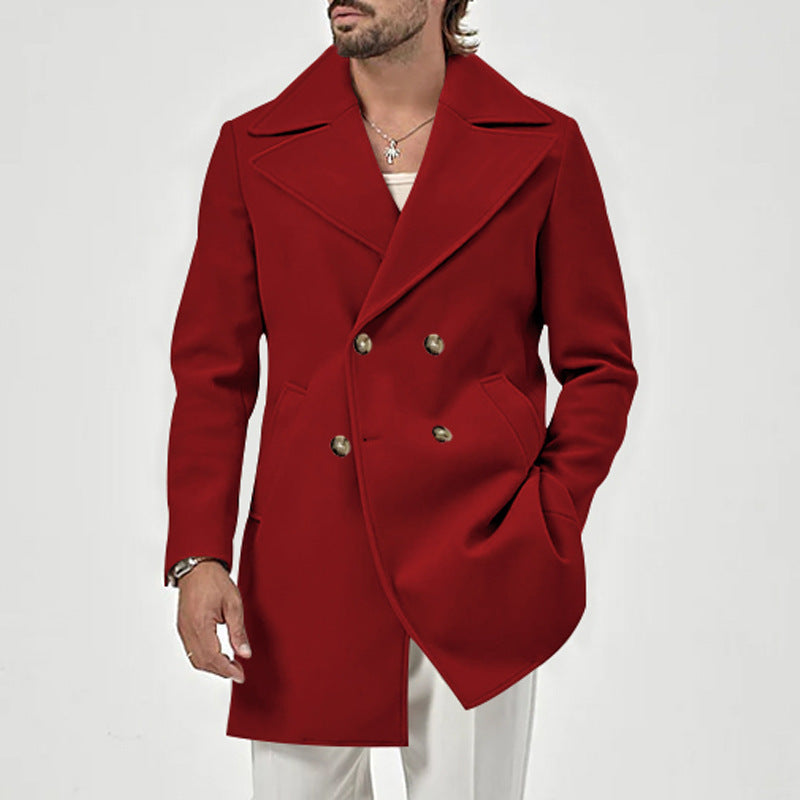 Manteau homme élégant à double boutonnage avec col Berg-Feldt