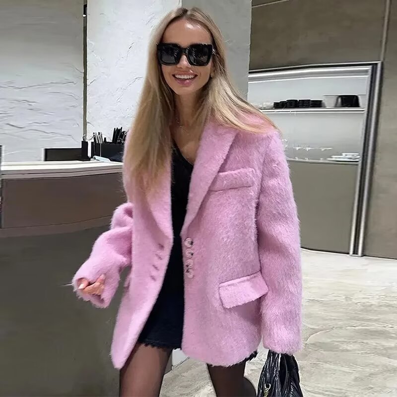 Women's Stylish Oversized Blazer with Luxurious Lining Berg-Feldt