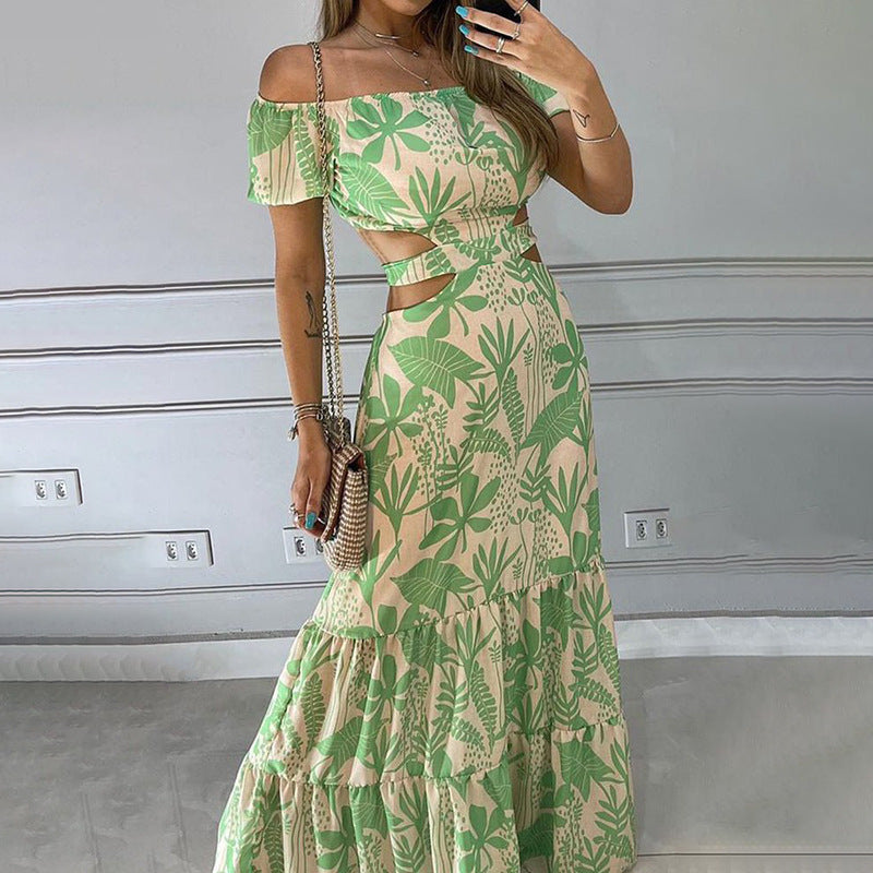 Robe longue épaule nue et ajustée de berg-feldt