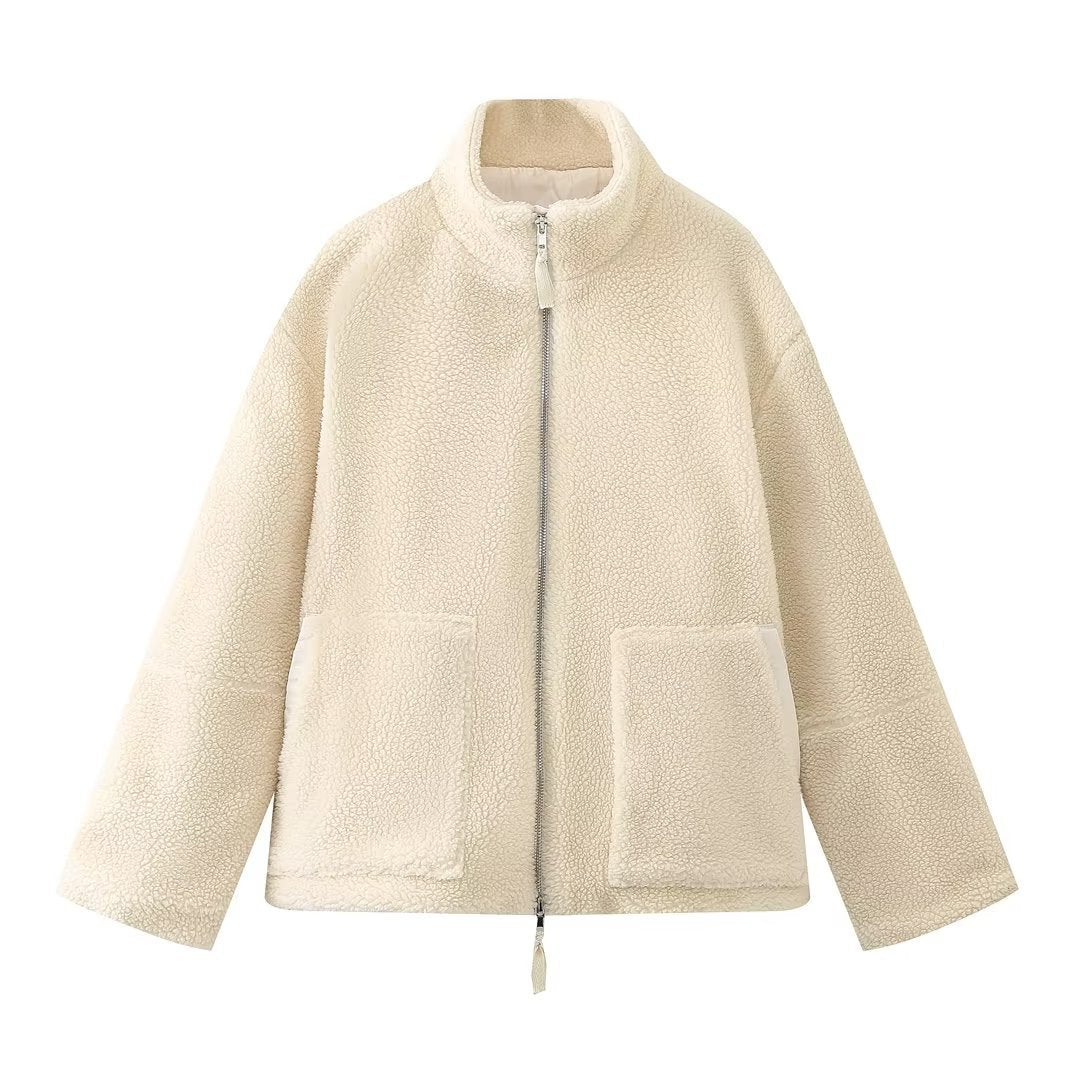Veste polaire à col montant et poches pratiques pour femme Berg-Feldt