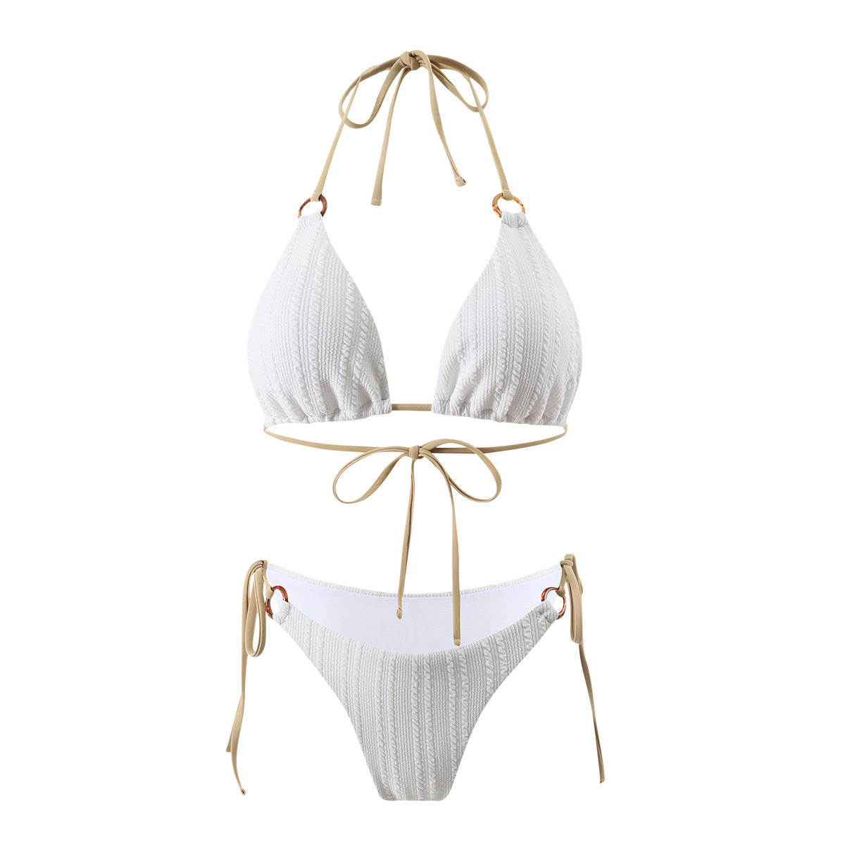 Haut de maillot de bain triangle tricoté Berg-Feldt pour femme