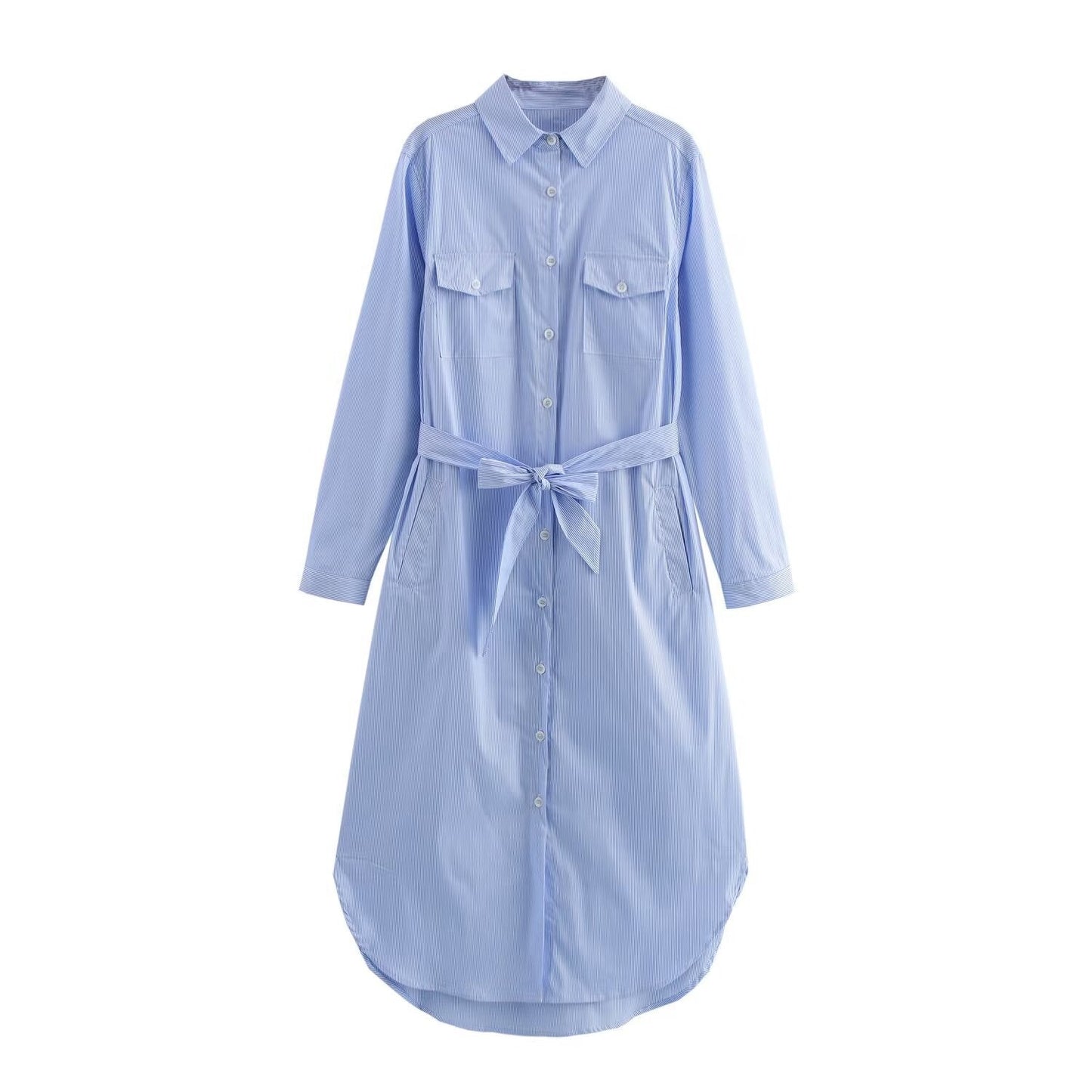 Robe utilitaire boutonnée pour femme avec taille ajustable à cordon de serrage par berg-feldt