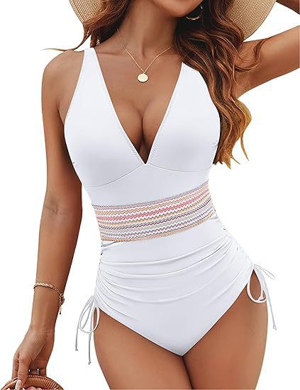 Maillot de bain une pièce pour femme avec taille ajustable et décolleté plongeant berg-feldt