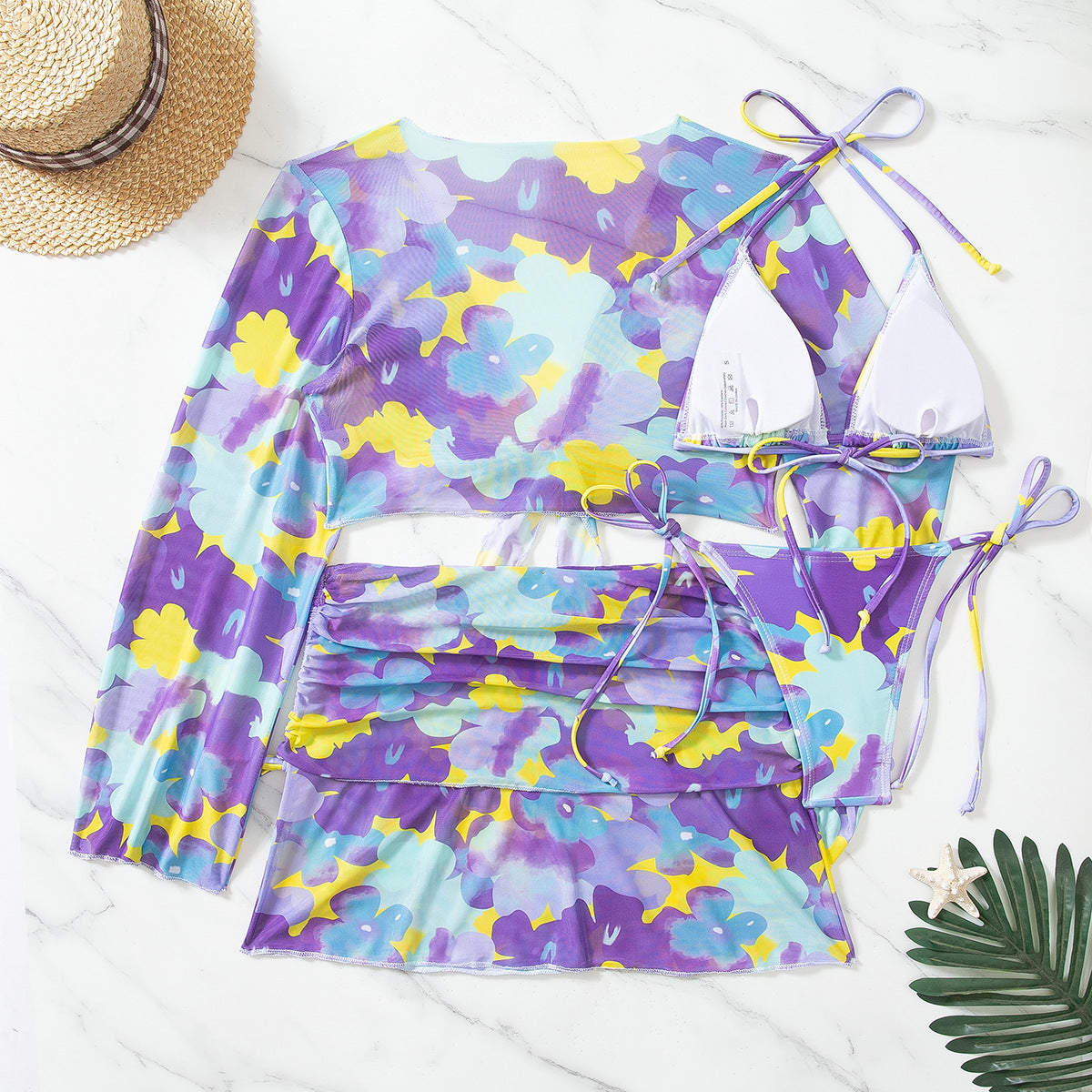 Ensemble maillot de bain femme Berg-Feld à motif floral