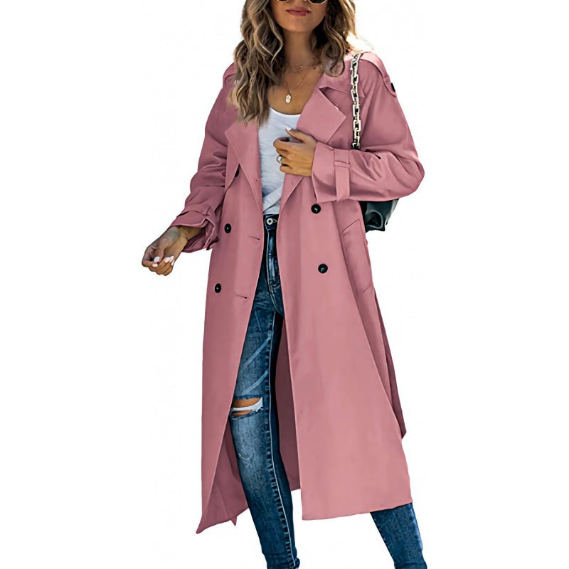 Trench-coat oversize tendance pour femme avec détails élégants Berg-Feldt