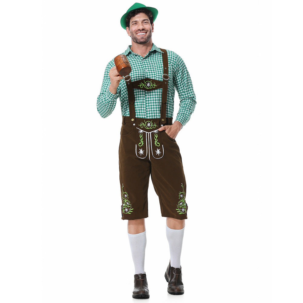 Vêtements traditionnels pour hommes avec broderies artistiques et matériaux résistants Heidi
