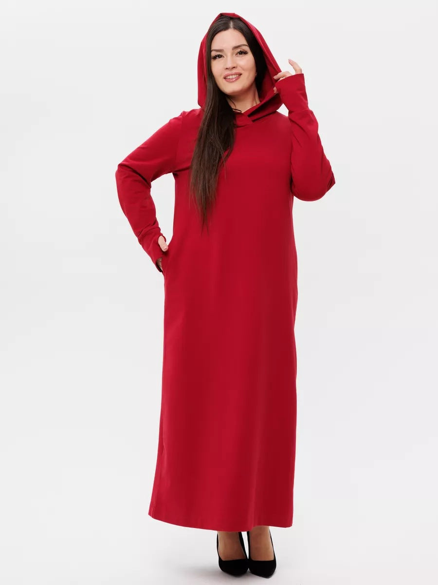 Robe sweat à capuche confortable pour femme avec poches de berg-feldt