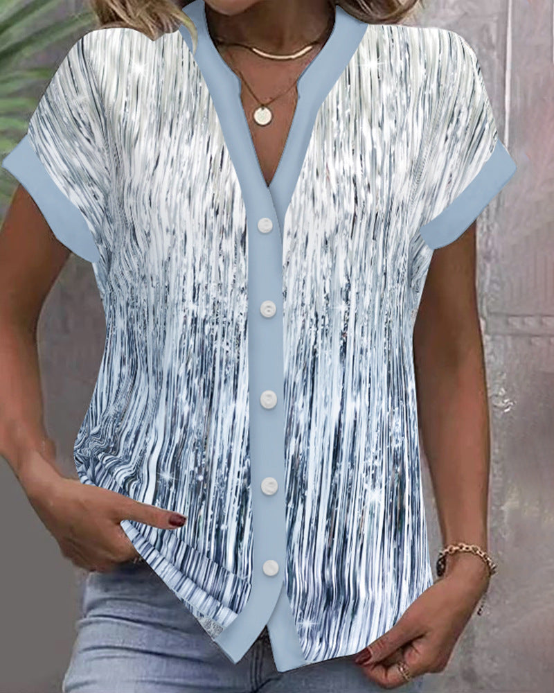 Elegante Bluse mit Streifenmuster und weichen Details von berg-feldt