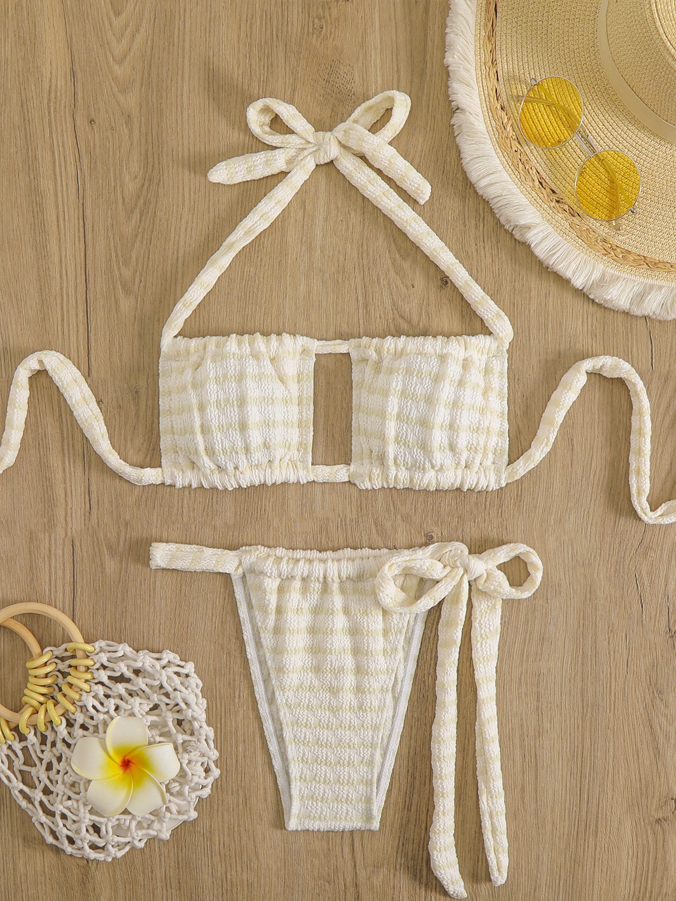 Ensemble bikini femme Berg-feldt avec découpes et bretelles