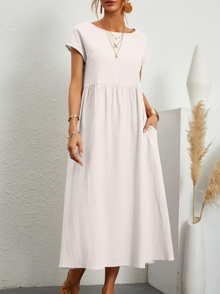 Robe longue décontractée pour femme avec poches de berg-feldt