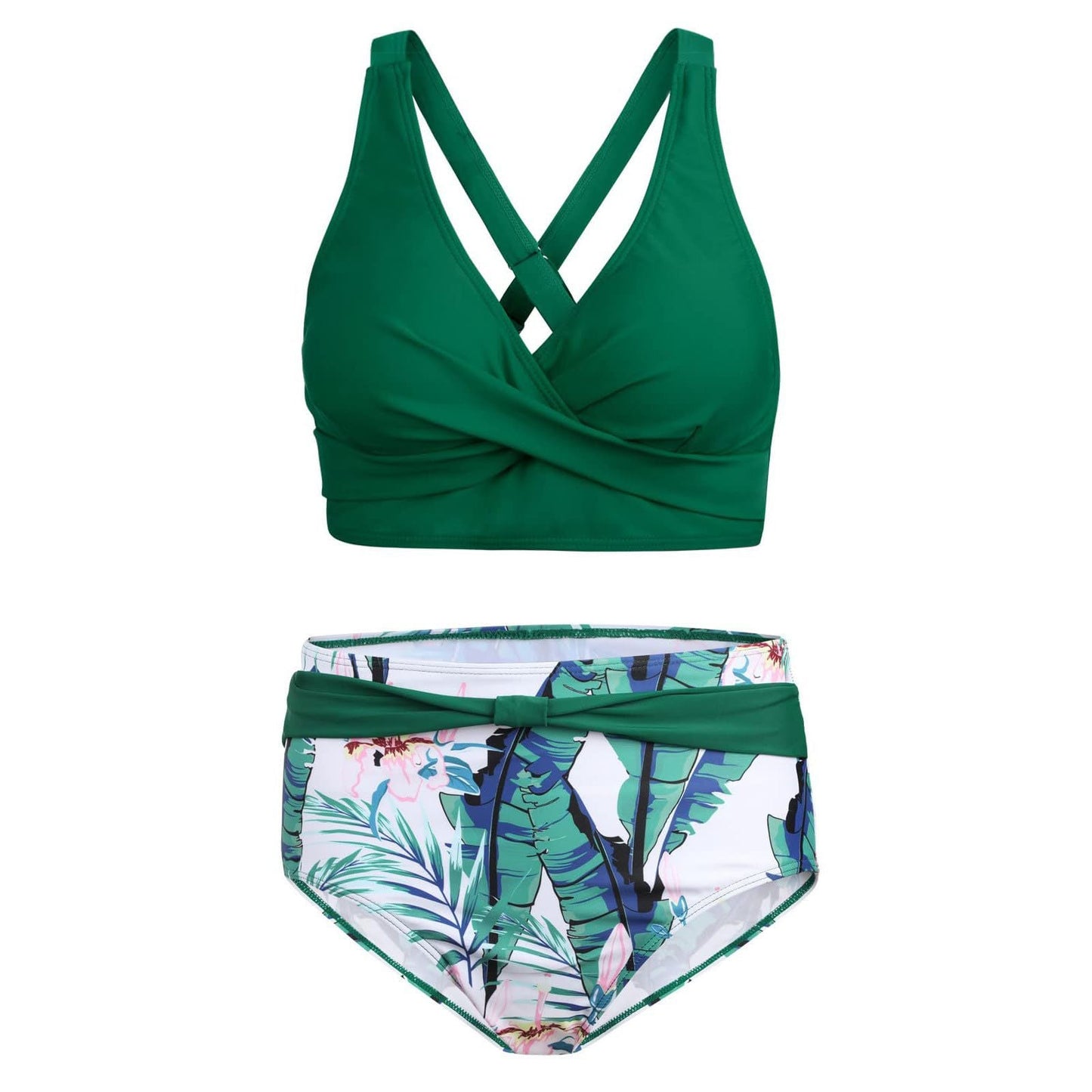 Ensemble de bikini moulant pour femme avec haut à nouer de berg-feldt